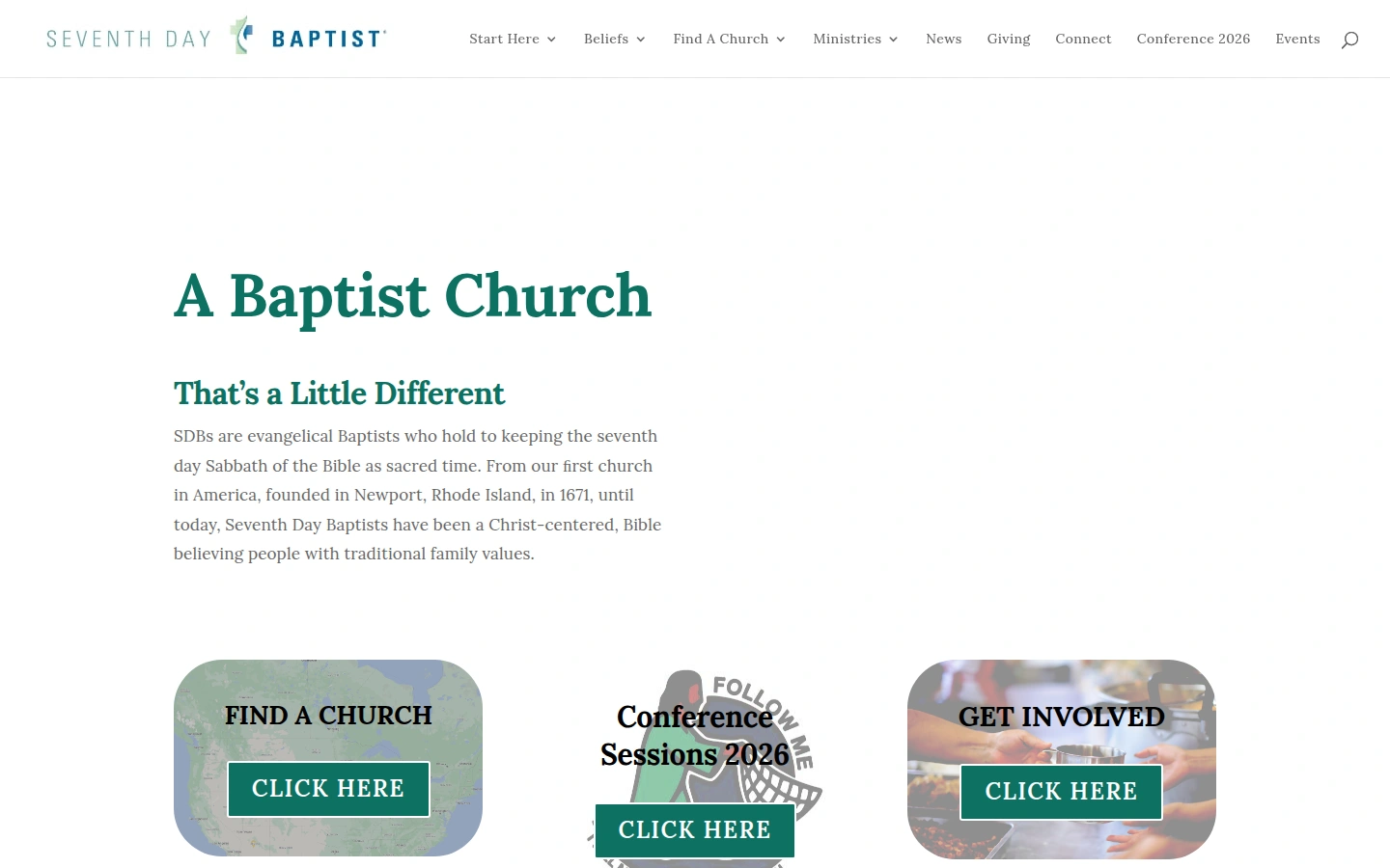 Seventh Day Baptist Conference (real site)