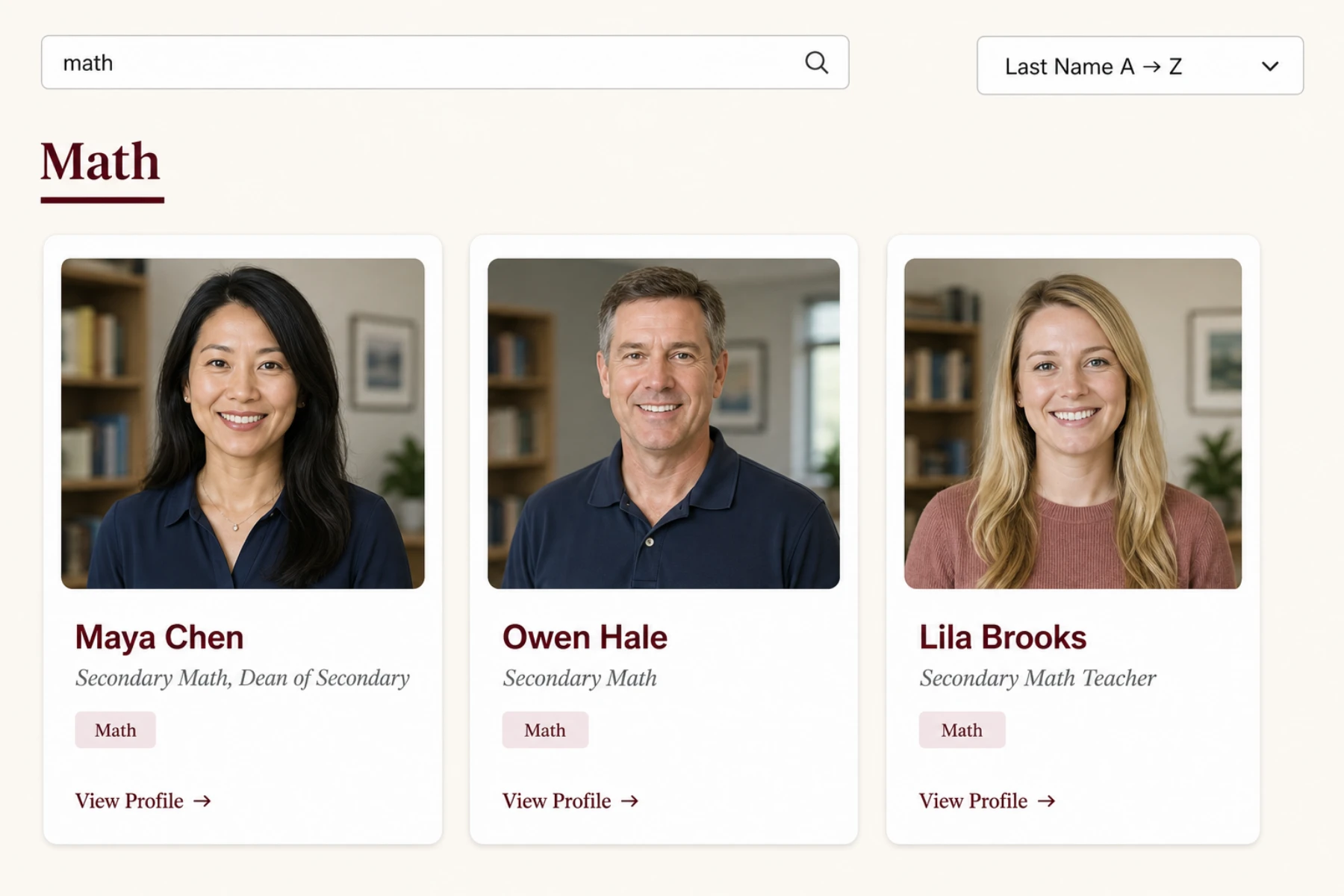 Search in action